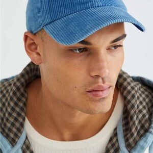 NY Yankees Blue Corduroy hat